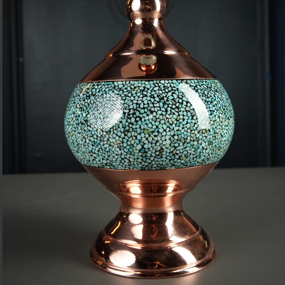 Turquoise-inlaid pitcher and glasses set - Image 6